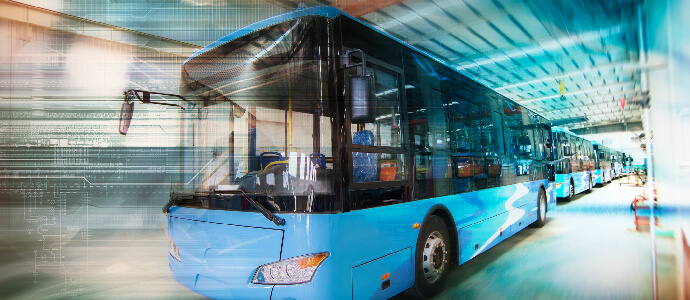 Blue public transportation bus, Bus Accidents