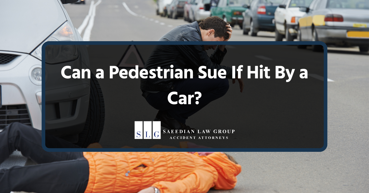 Can a Pedestrian Sue If Hit By a Car?