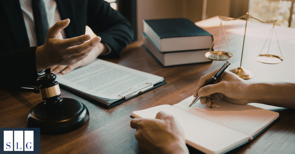 Personal injury lawyer negotiating settlement with insurance company