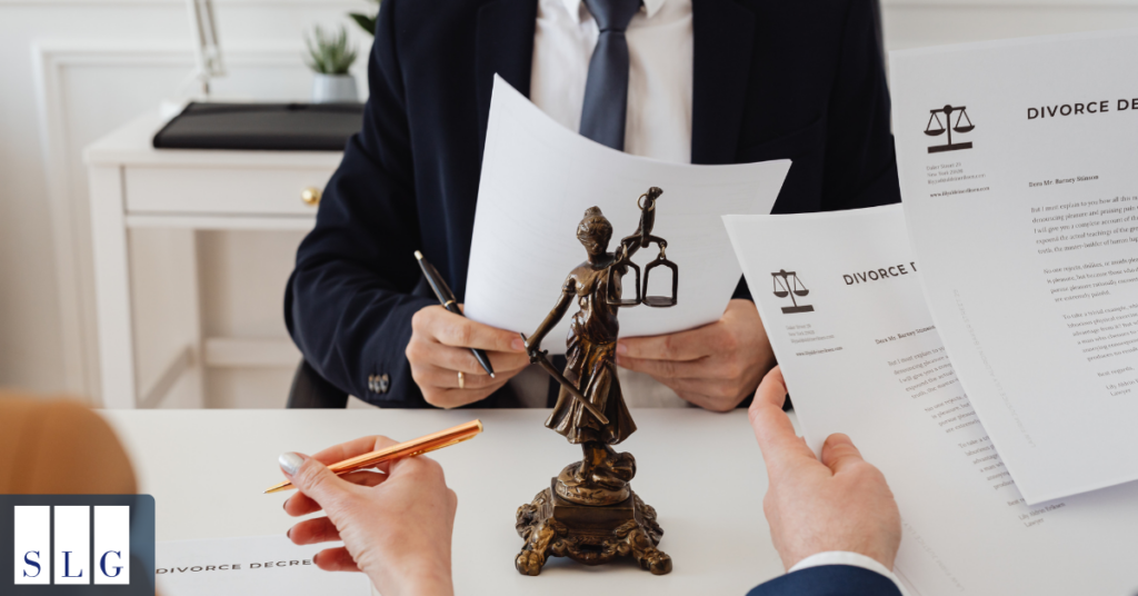 Personal injury attorney reviewing catastrophic injury claim documents and medical records