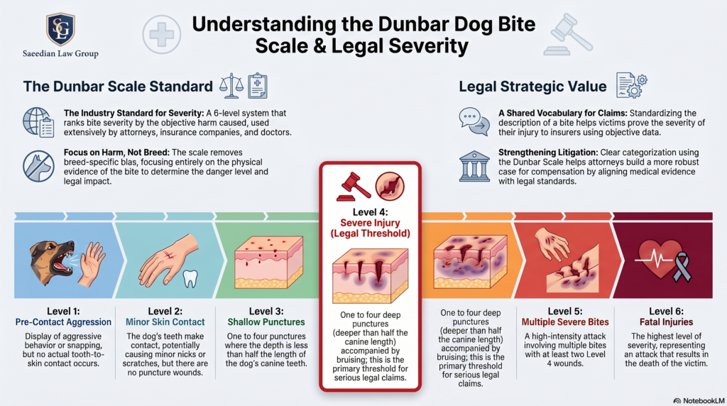 Understanding Level 4 Dog Bites and the Dunbar Bite Scale