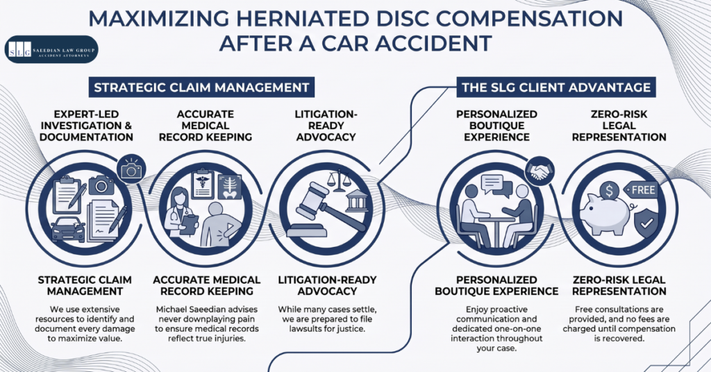 How Can You Get the Maximum Herniated Disc Car Accident Compensation?